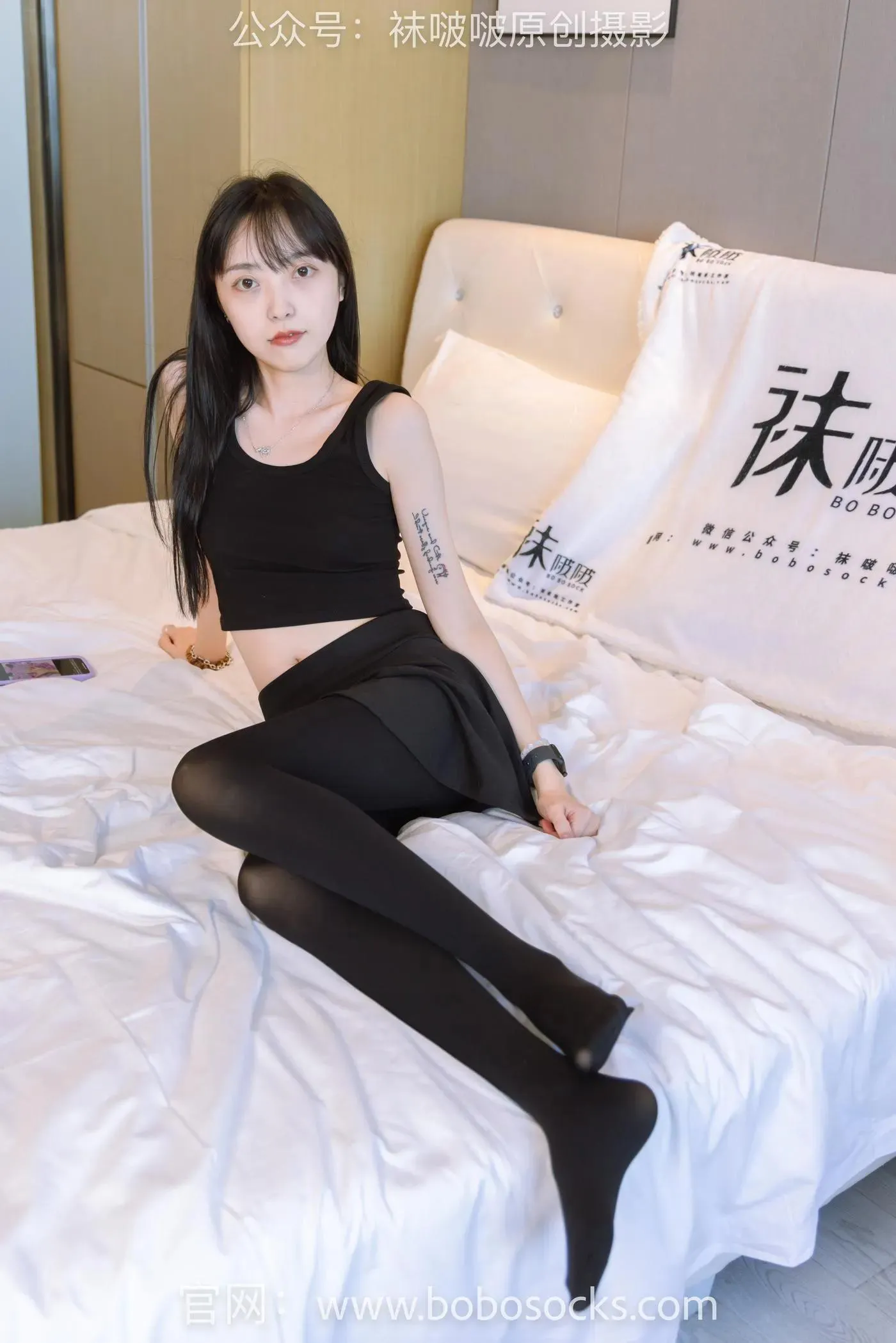 [BoBoSocks袜啵啵]NO.130 稚予-两双穿脏篮球鞋、厚黑丝 [145P]插图8
